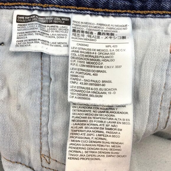 Levi's 501 Vintage Original Fit Button Fly Straight Leg High Waist Jeans 36x32 - Picture 6 of 14